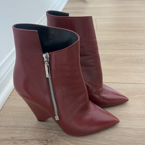 YSL - Saint Laurent Red Boots - Picture 8 of 14